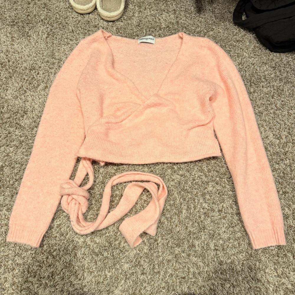 princess polly wrap sweater